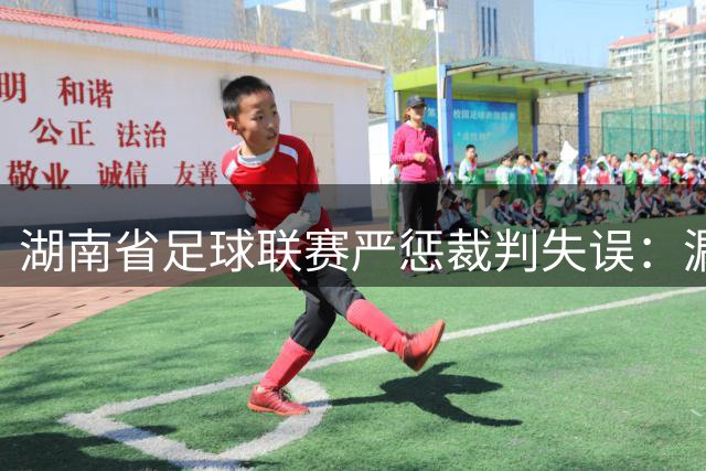 湖南省足球联赛严惩裁判失误：漏判点球越位遭重罚